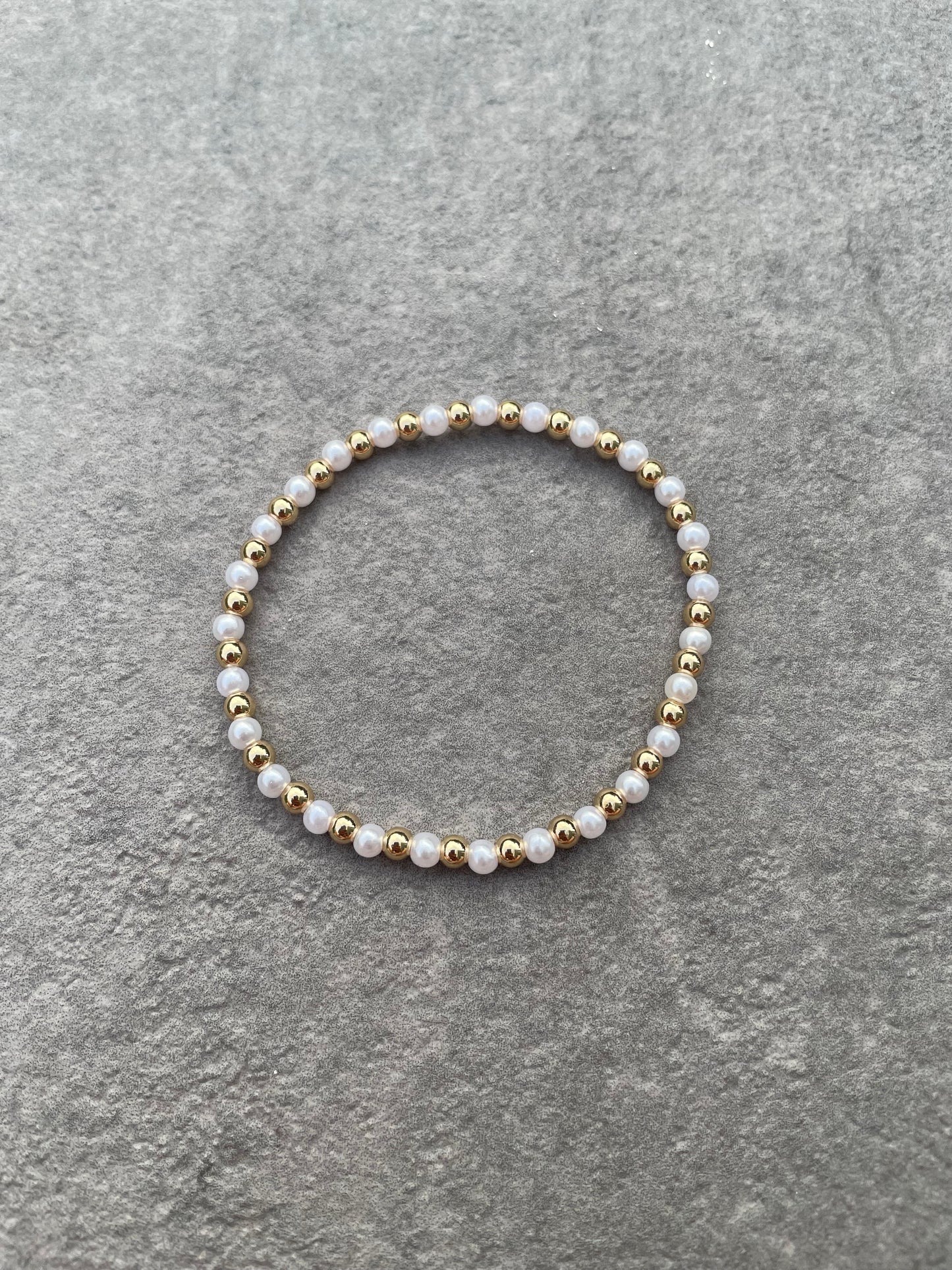 Armband Gold-Weiß